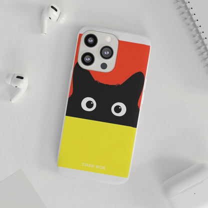 Peekaboo Cat Crimson iPhone 13 Pro - Soft