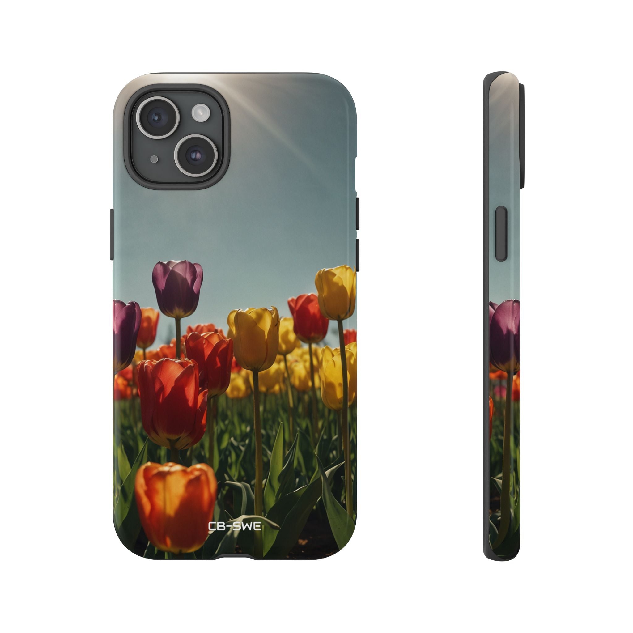 Tulips Embrace Sunlight - iPhone Case