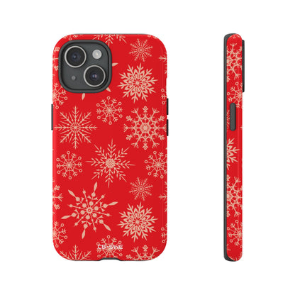 Snowflakes Dance Bright - iPhone Case