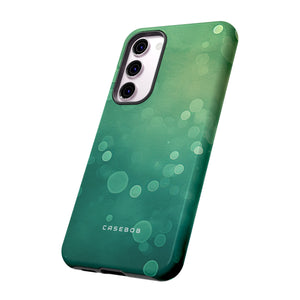 Green Dot Matrix - Protective Phone Case