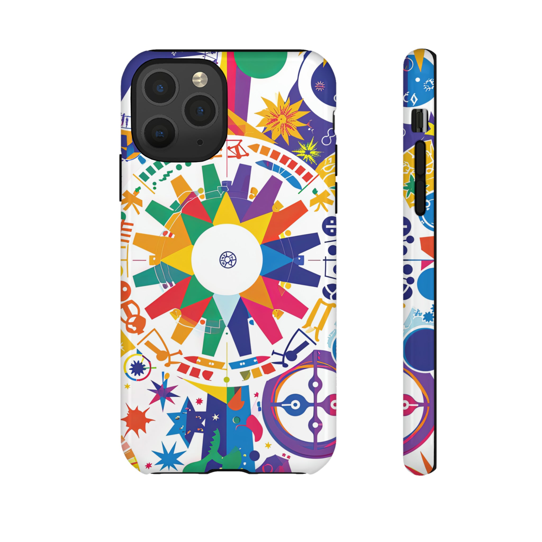 Celestial Horoscope Whirl - Protective Phone Case