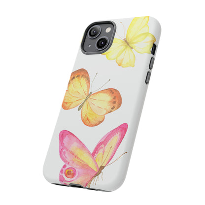 Watercolor Butterflyes - Protective Phone Case