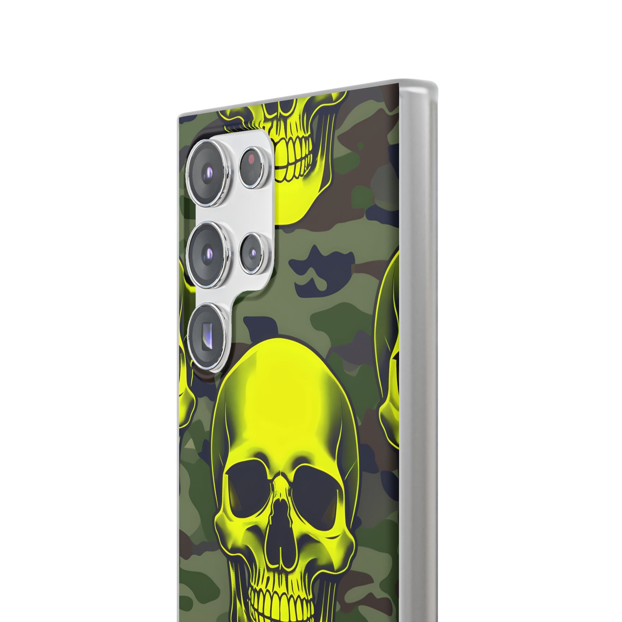 Neon Skull Camo Samsung S23 Ultra Case - Soft