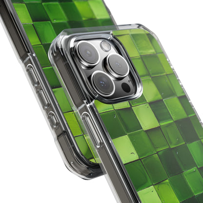 Green Tile Harmony iPhone 16 - Impact Clear+