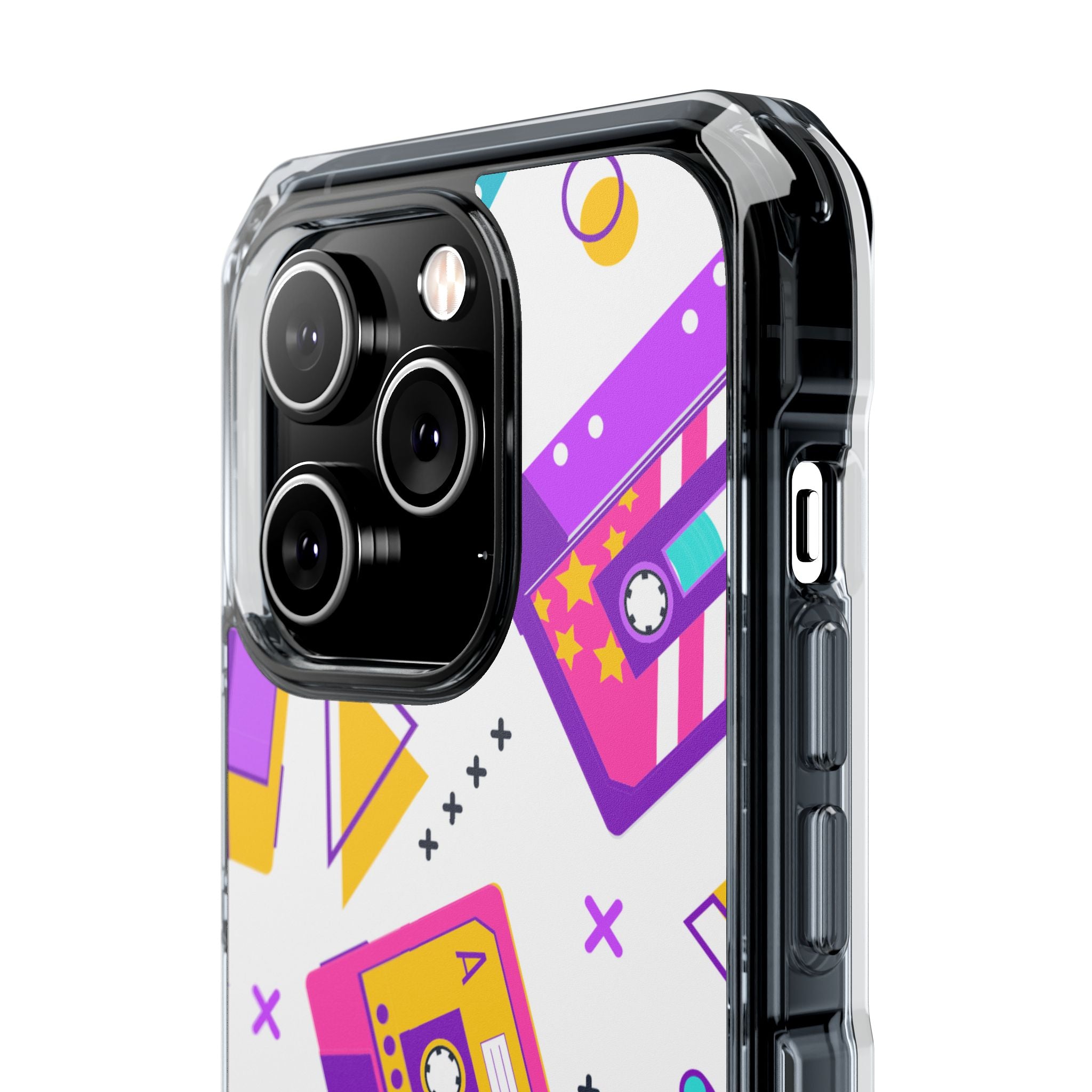 Retro Cassette Chaos iPhone Case - Impact