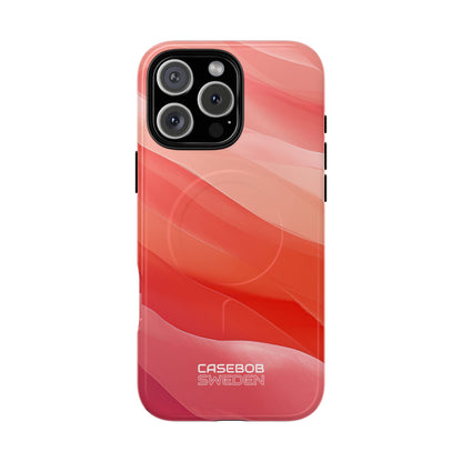 Flowing Coral Waves iPhone 16 - Tough+