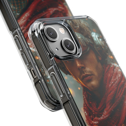 Futuristic Steampunk Explorer iPhone 14 - Impact Clear+