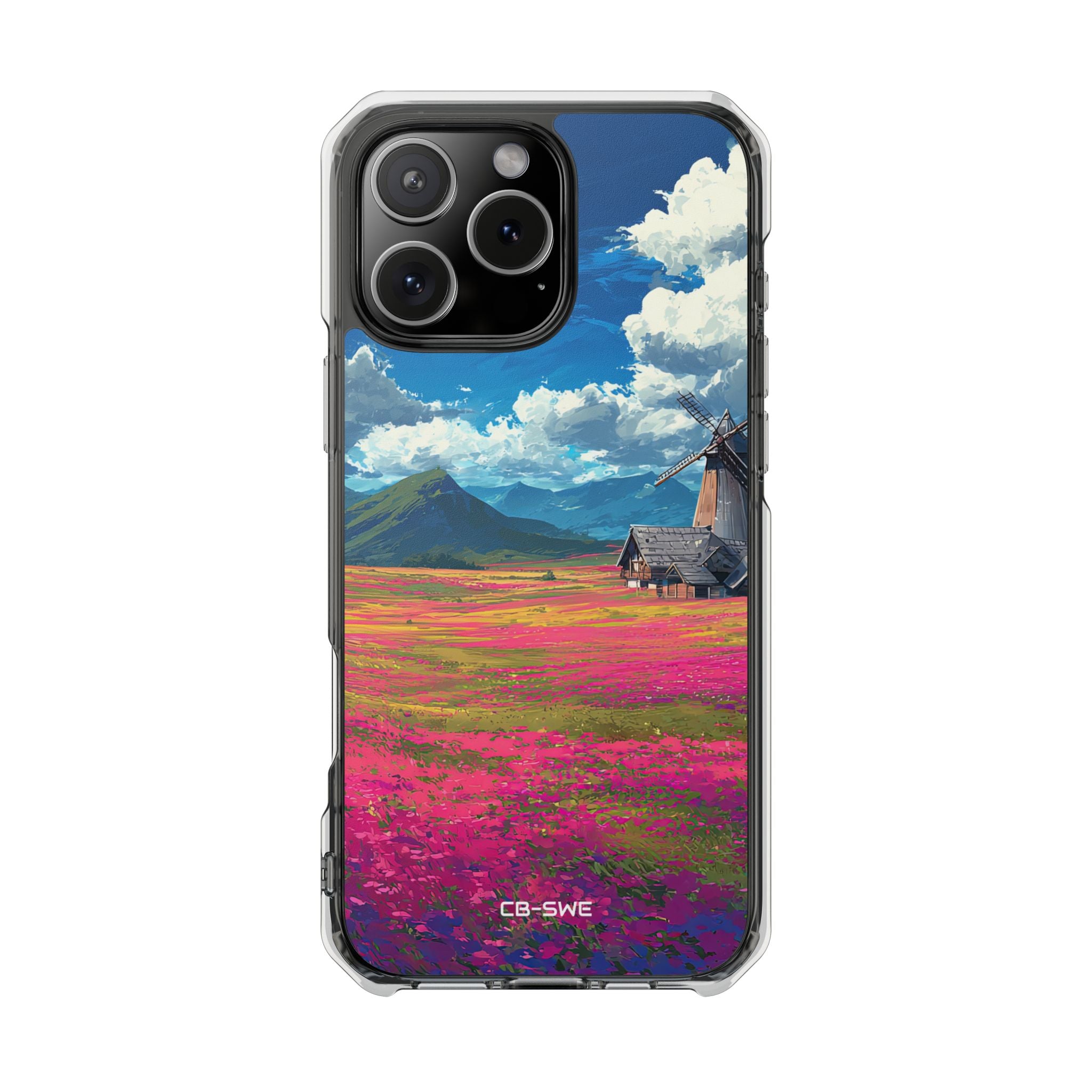 Impressionistic Summer Windmill iPhone Case - Impact