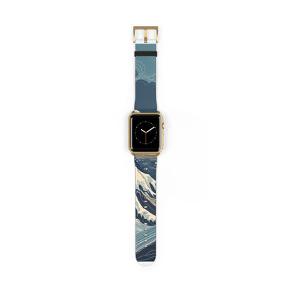 Cresting Navy Wave - Watch Band