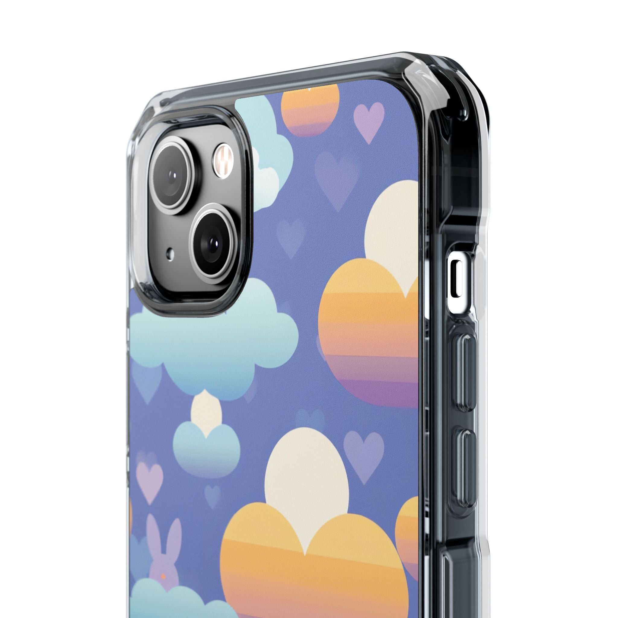 Bunnies Dance Among Clouds iPhone Case - Impact