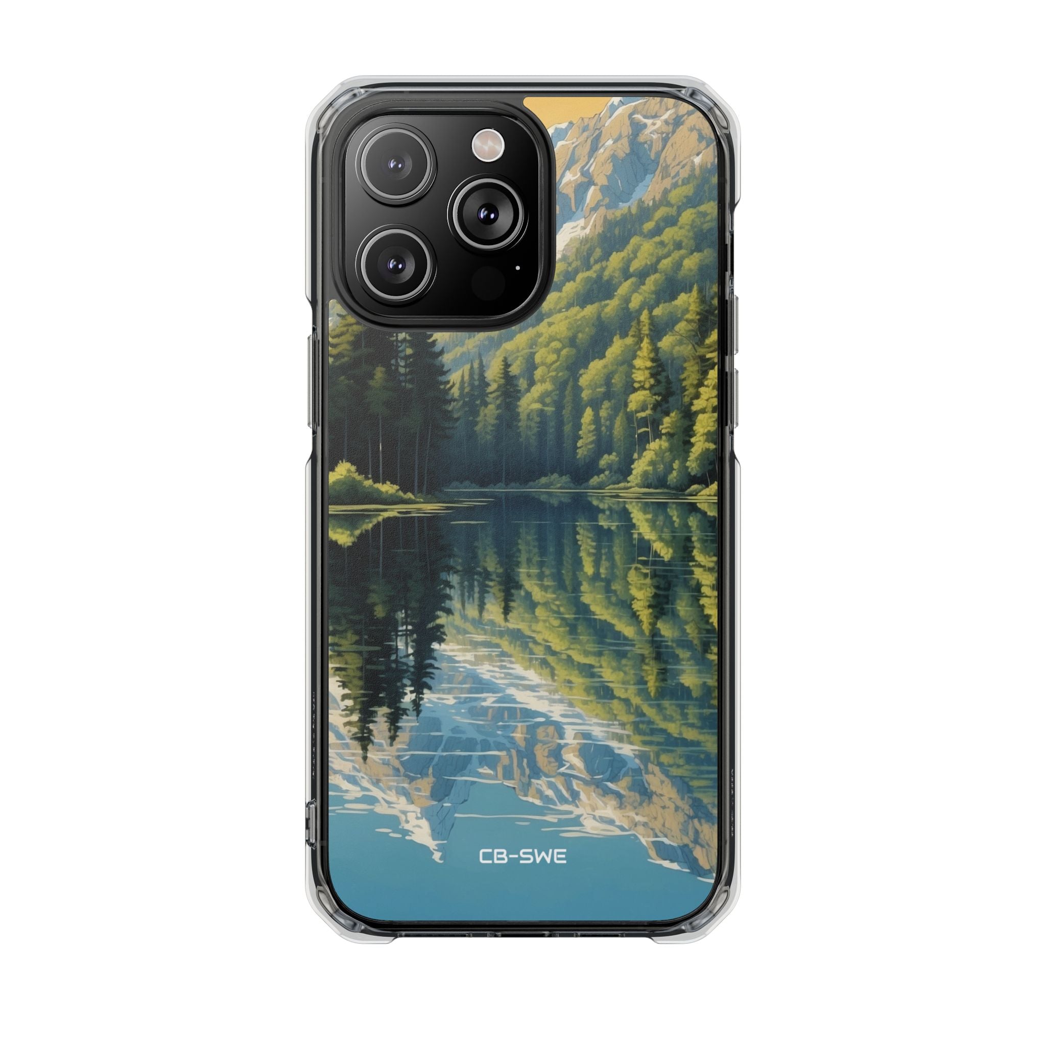 Mountain Peaks Reflect iPhone Case - Impact