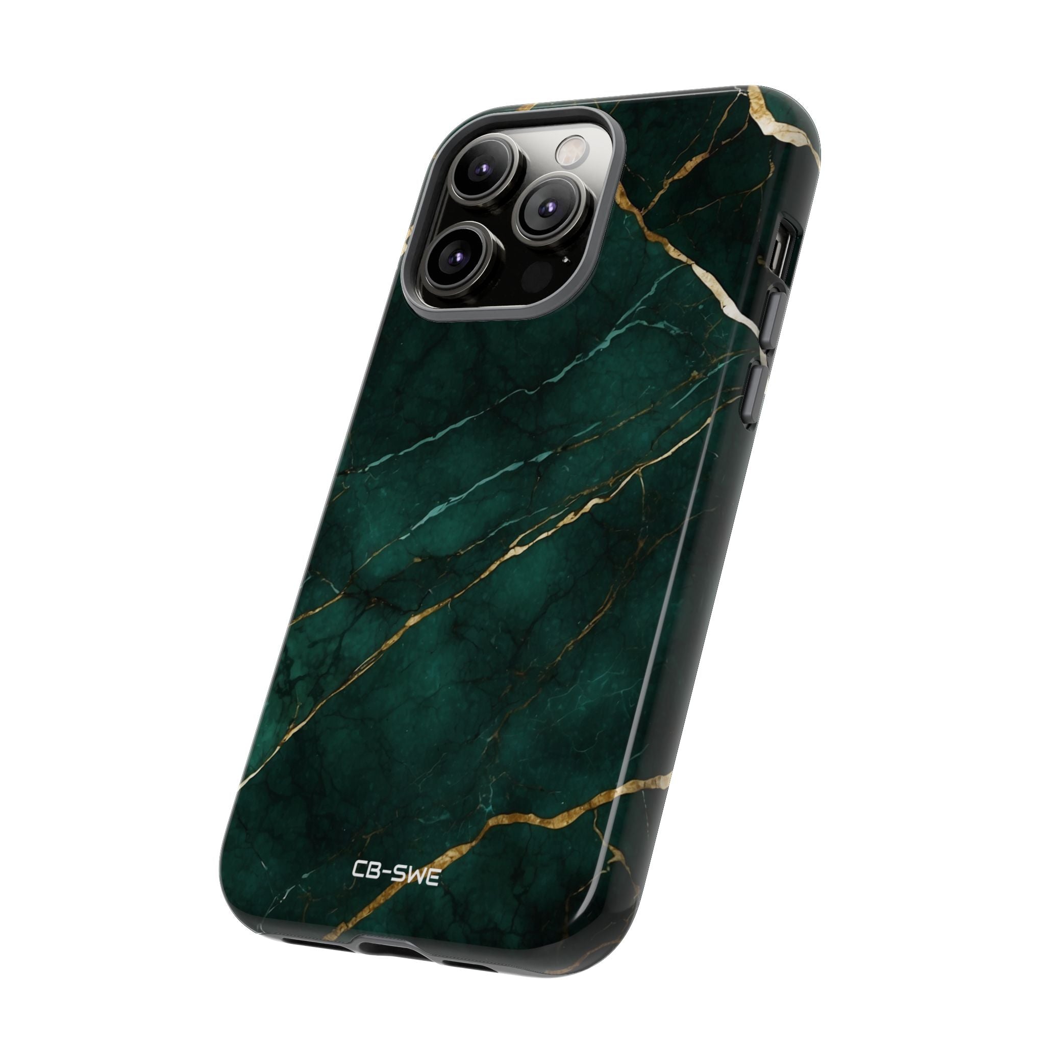 Emerald Veins Flow - iPhone Case