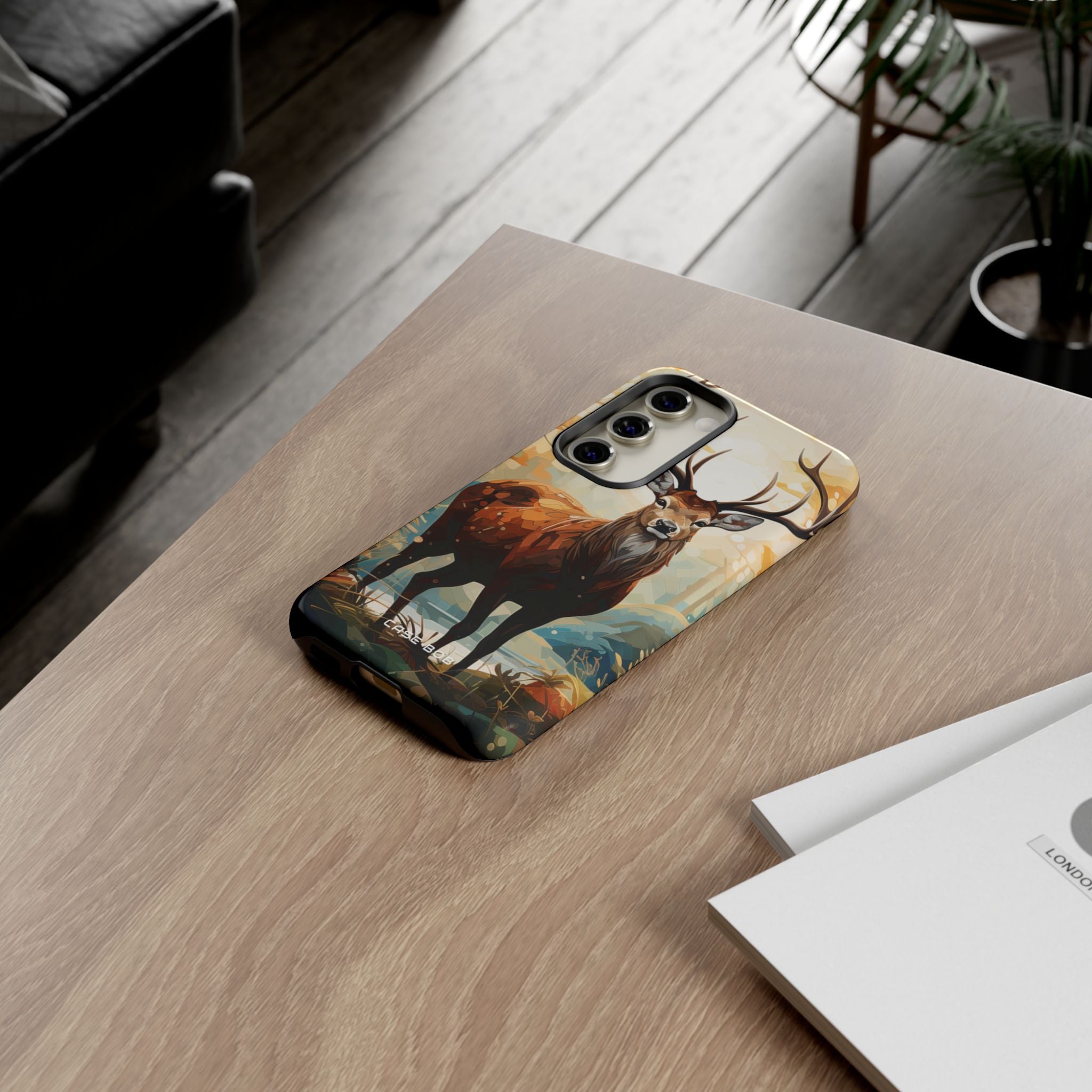 Glowing Stag Samsung S23 Case - Tough