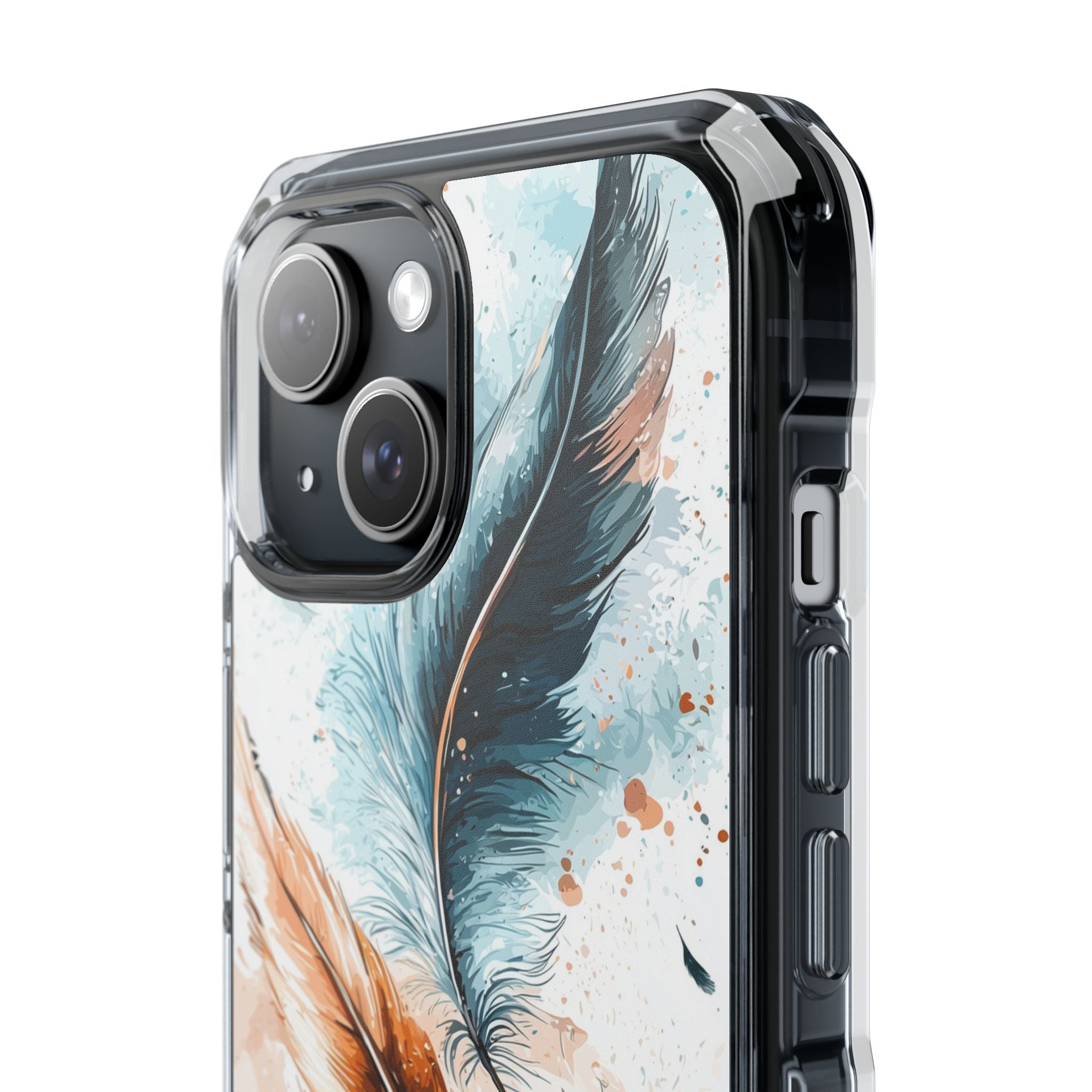 Feathers Dance Lightly iPhone Case - Impact