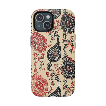 Vintage Paisley Elegance iPhone 15 | Tough+ Phone Case