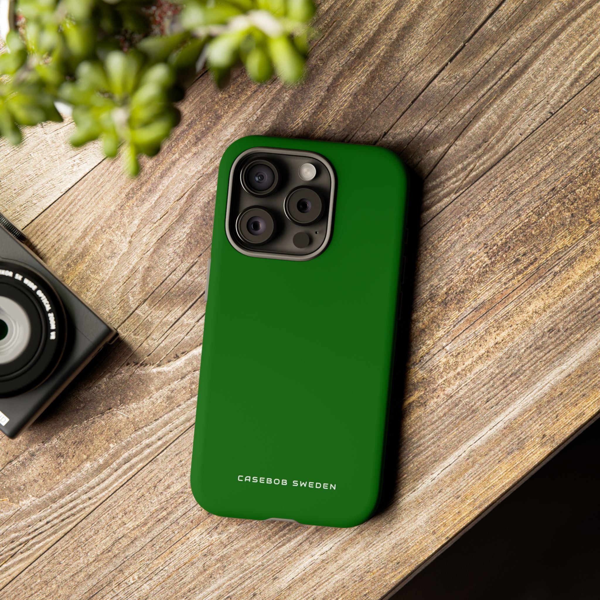 Dark Green iPhone 15 - Tough Phone Case