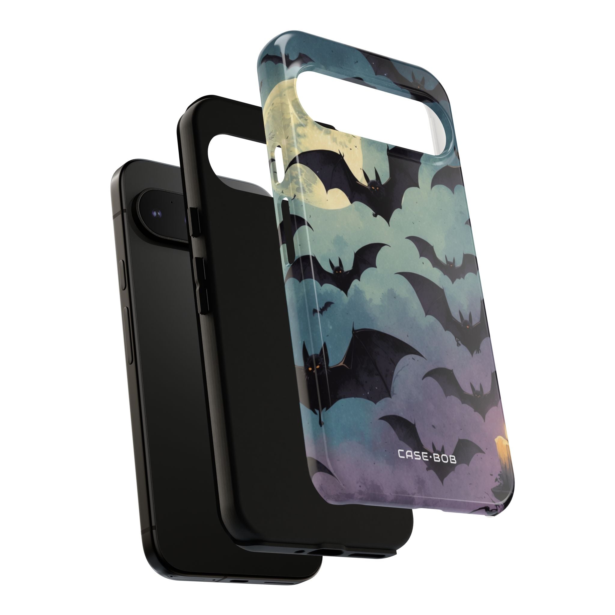 Glowing Bat Swarm Google Pixel 9 Pro XL Case - Tough