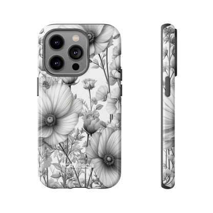 Vintage Floral Etching iPhone 14 - Tough