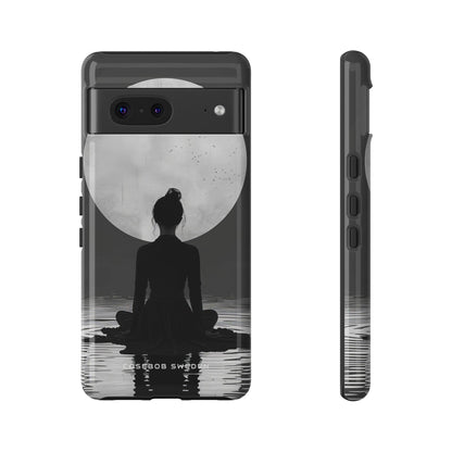 Zen Serenity Moon Reflection Google Pixel 7 - Tough Phone Case