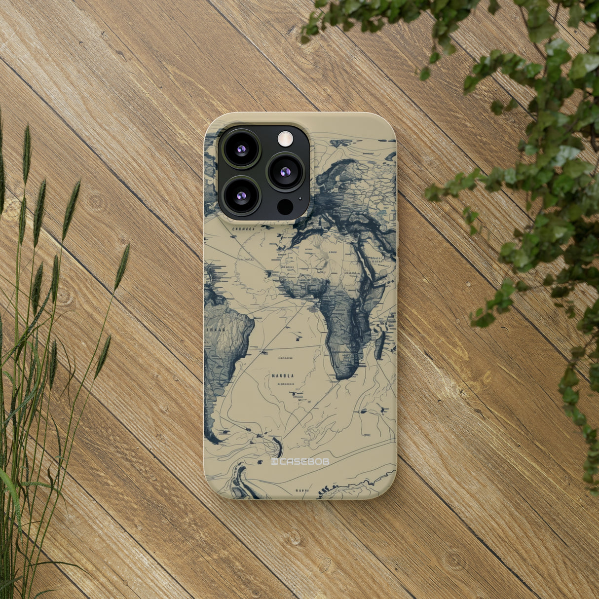 Vintage World Map | Biodegradable Phone Case