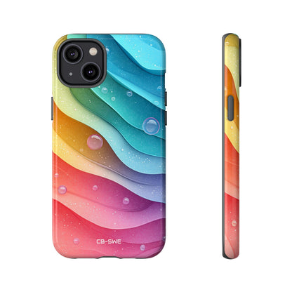 Waves Dance Playfully - iPhone Case