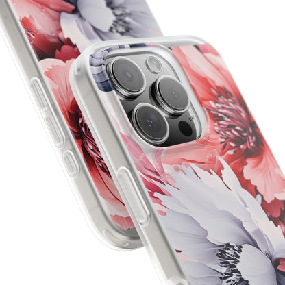 Coral Bloom iPhone 16 Pro Case - Soft