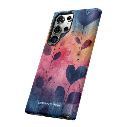 Watercolor Heart Art - Tough Samsung S23 Phone Case