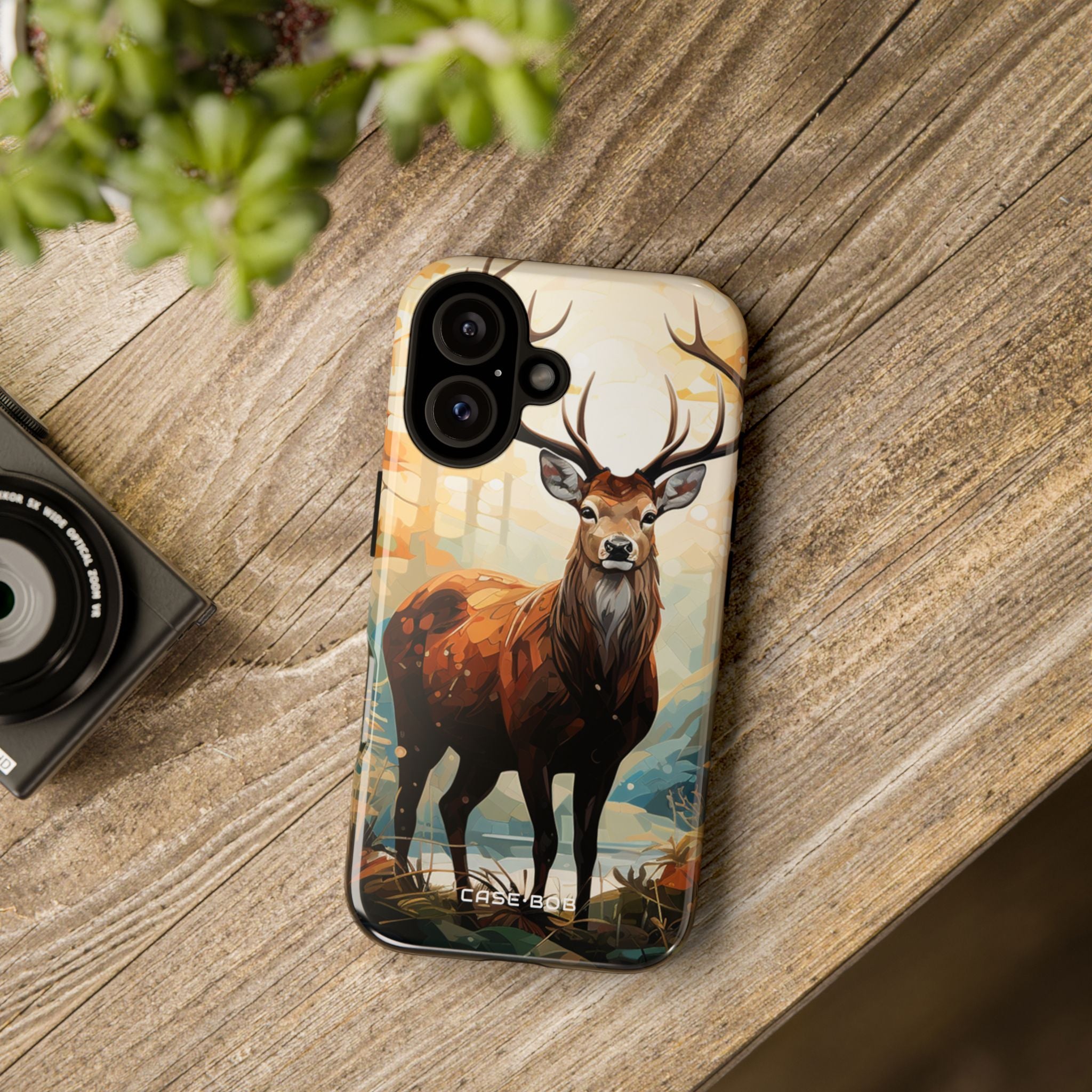 Glowing Stag iPhone 16 Pro Case - Tough