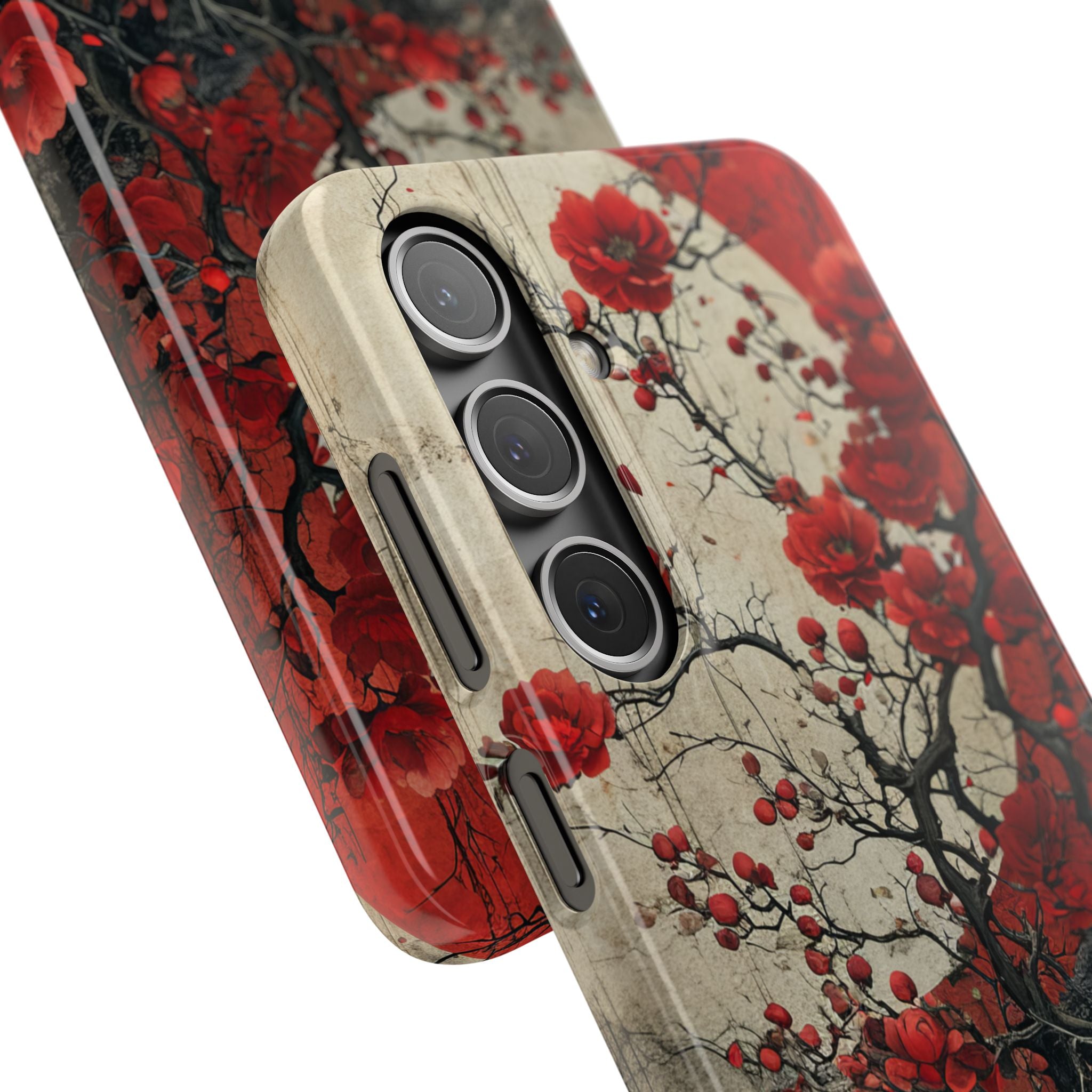 Zen Blossoms in Moonlight Samsung S24 - Slim Phone Case