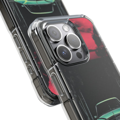 Retro Futuristic Nightscape iPhone Case - Impact