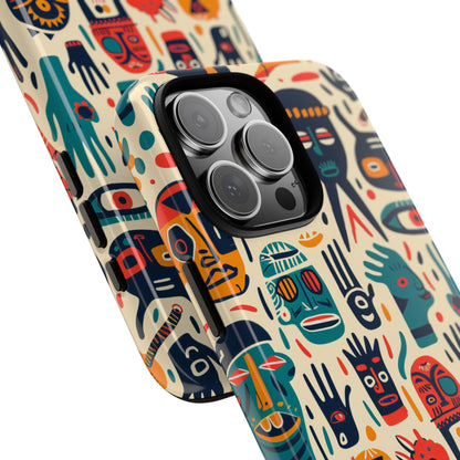 Vivid Faces iPhone 16 Pro Max Case - Tough