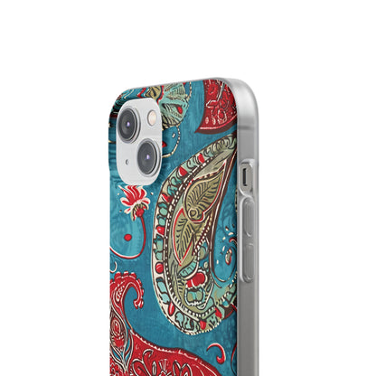 Vintage Paisley Elegance iPhone 14 - Flexi Phone Case