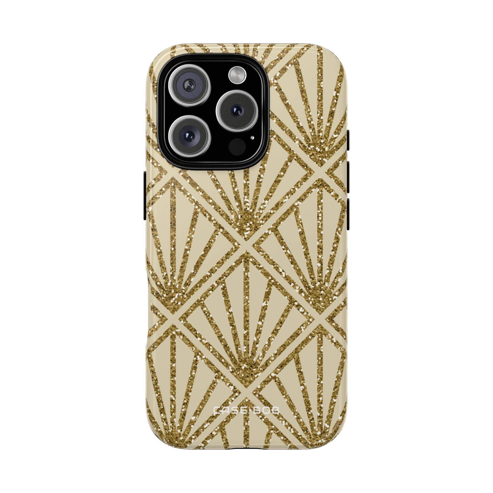 Golden Diamond Radiance iPhone 16 Pro Case - Tough