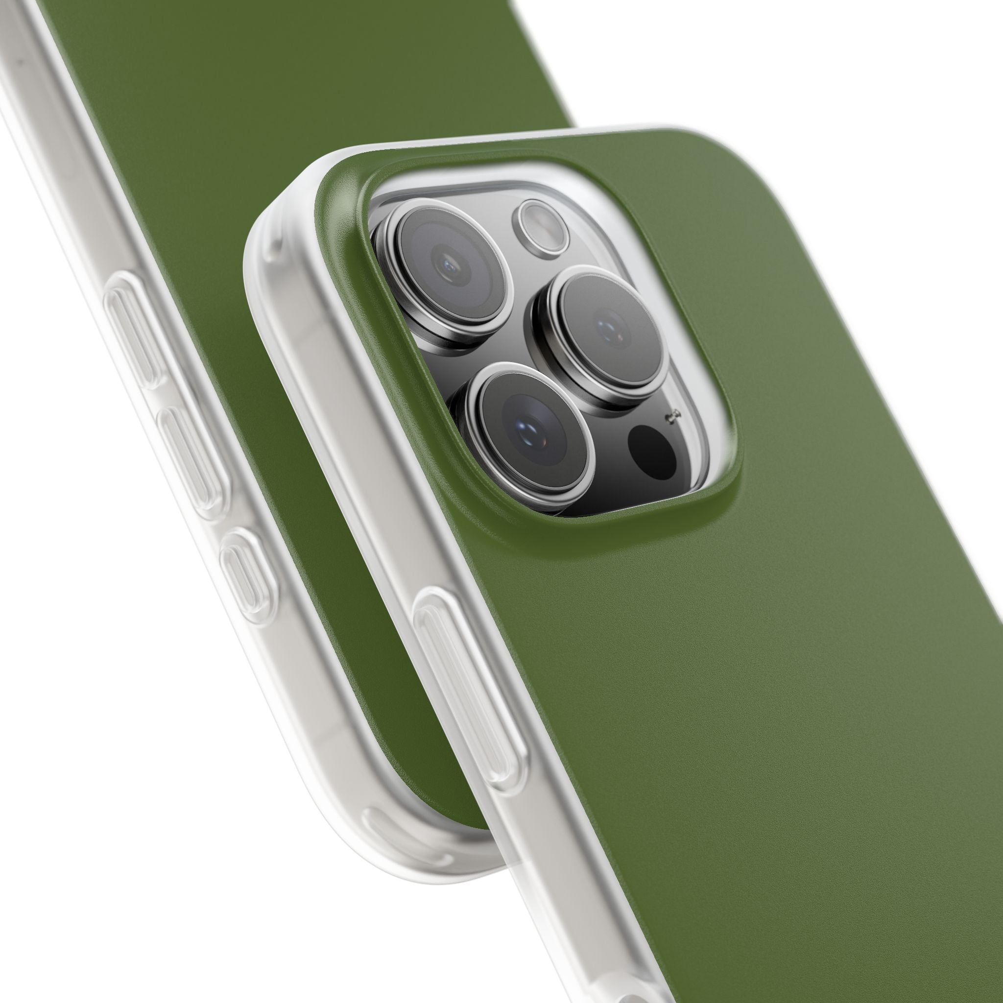 Dark Olive Green iPhone 16 - Flexi Phone Case