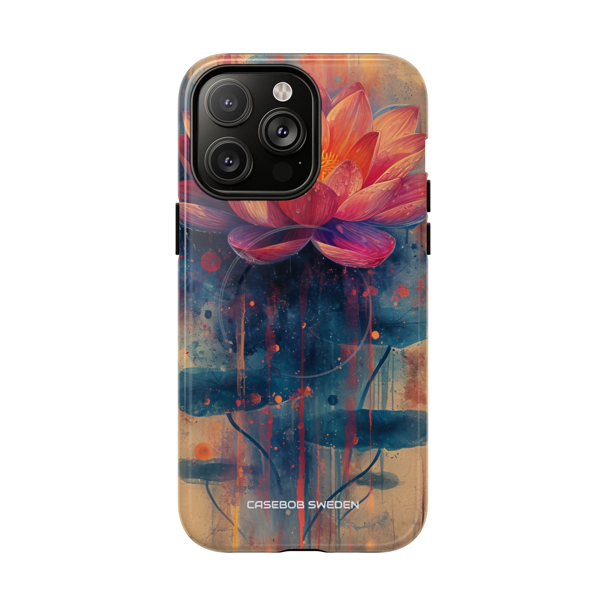 Lotus Blossom Art - Tough + MagSafe® iPhone 14 Phone Case