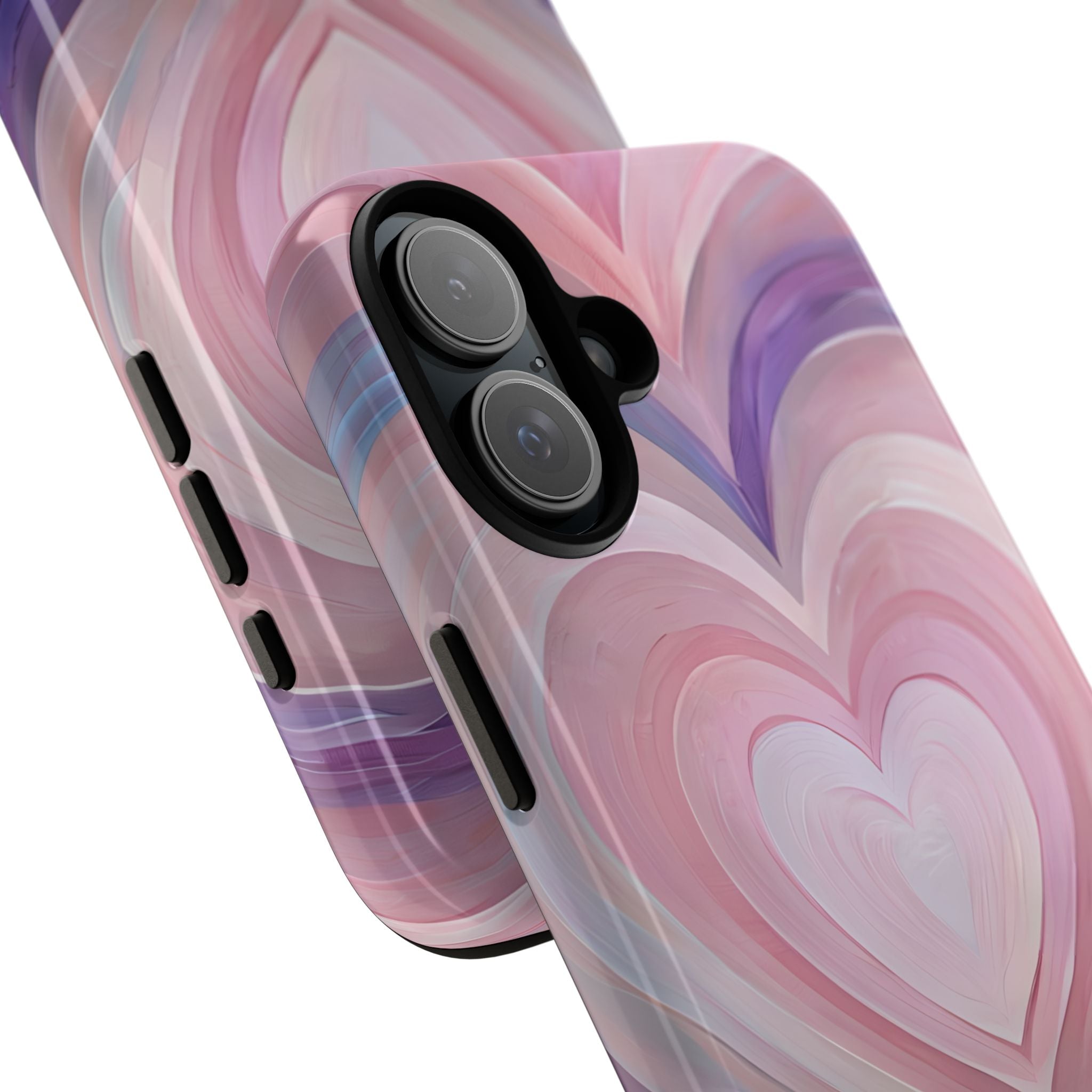 Swirling Hearts iPhone 16 Plus Case - Tough