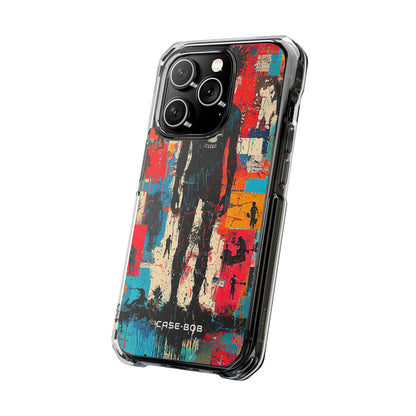 Spiky Skull Silhouette iPhone 14 Pro Case - Impact