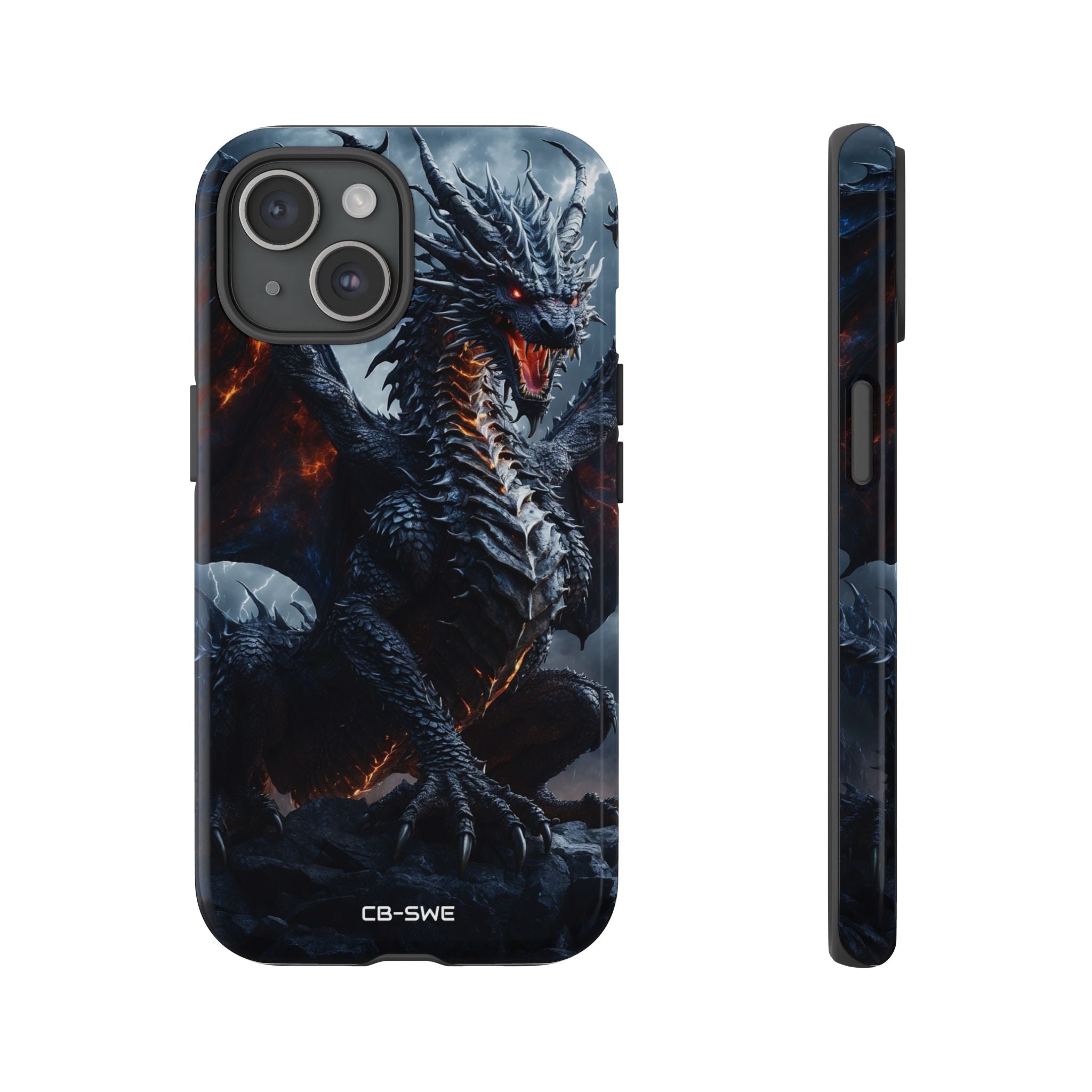 Fiery Wings Unleashed - iPhone Case