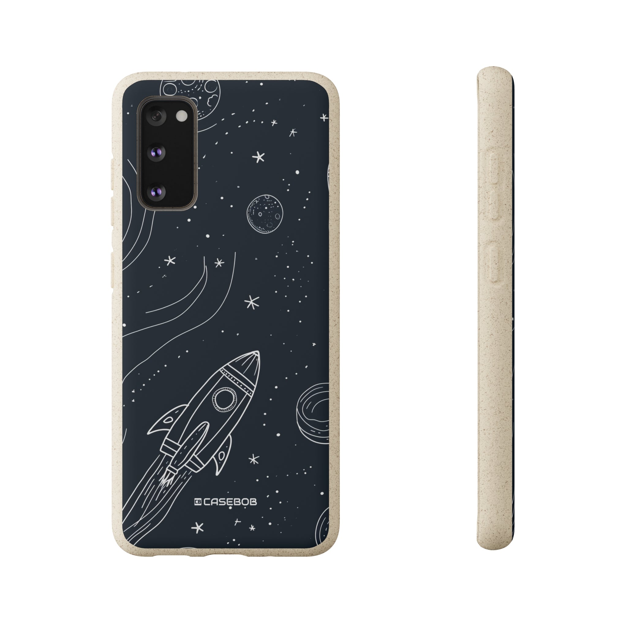 Cosmic Doodle Adventure | Biodegradable Phone Case