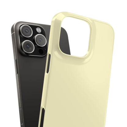 Lemon Chiffon iPhone 16 - Slim Phone Case