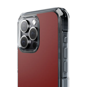 Falu Red | Handyhülle für iPhone (Clear Impact Case - Magnetisch) 