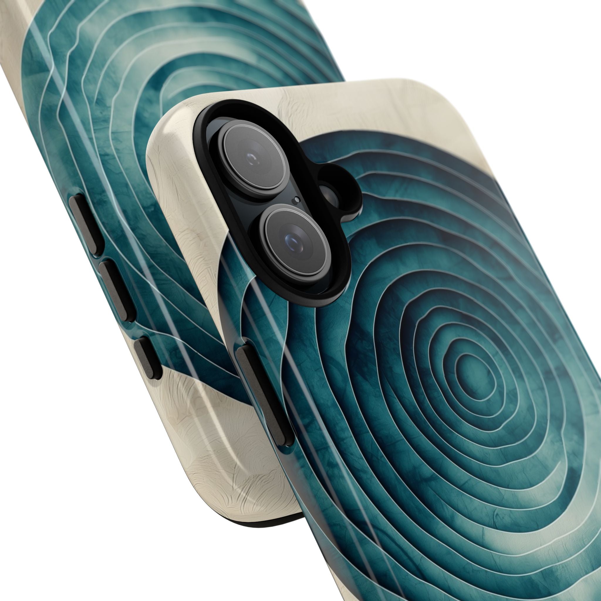 Waves Embrace Circles - iPhone Case