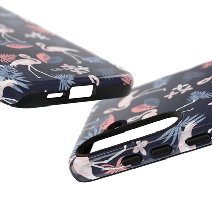 Flamingos Dance Playfully - Samsung Case