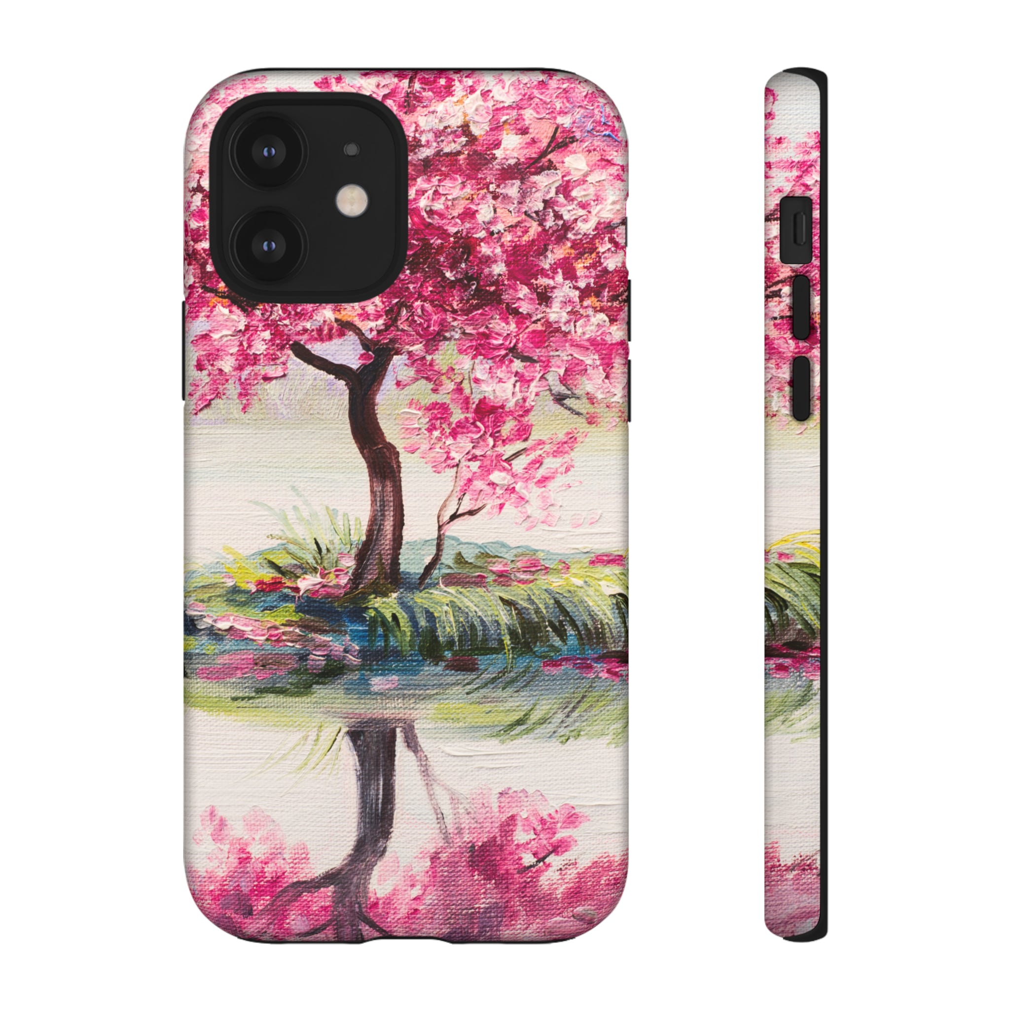 Oil painting - Oriental Cherry Tree - Protective Phone Case