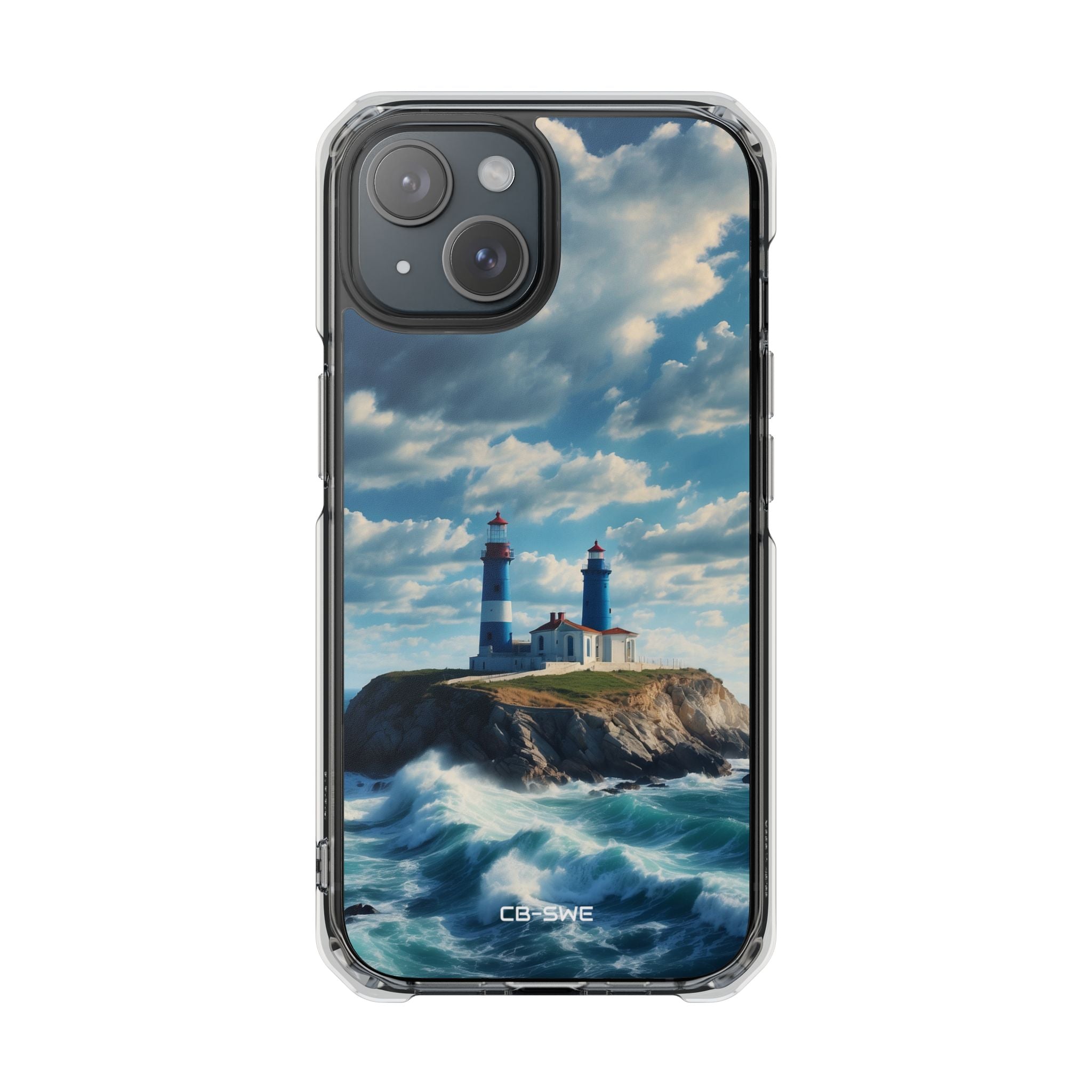 Lighthouse Guards Waves iPhone Case - Impact