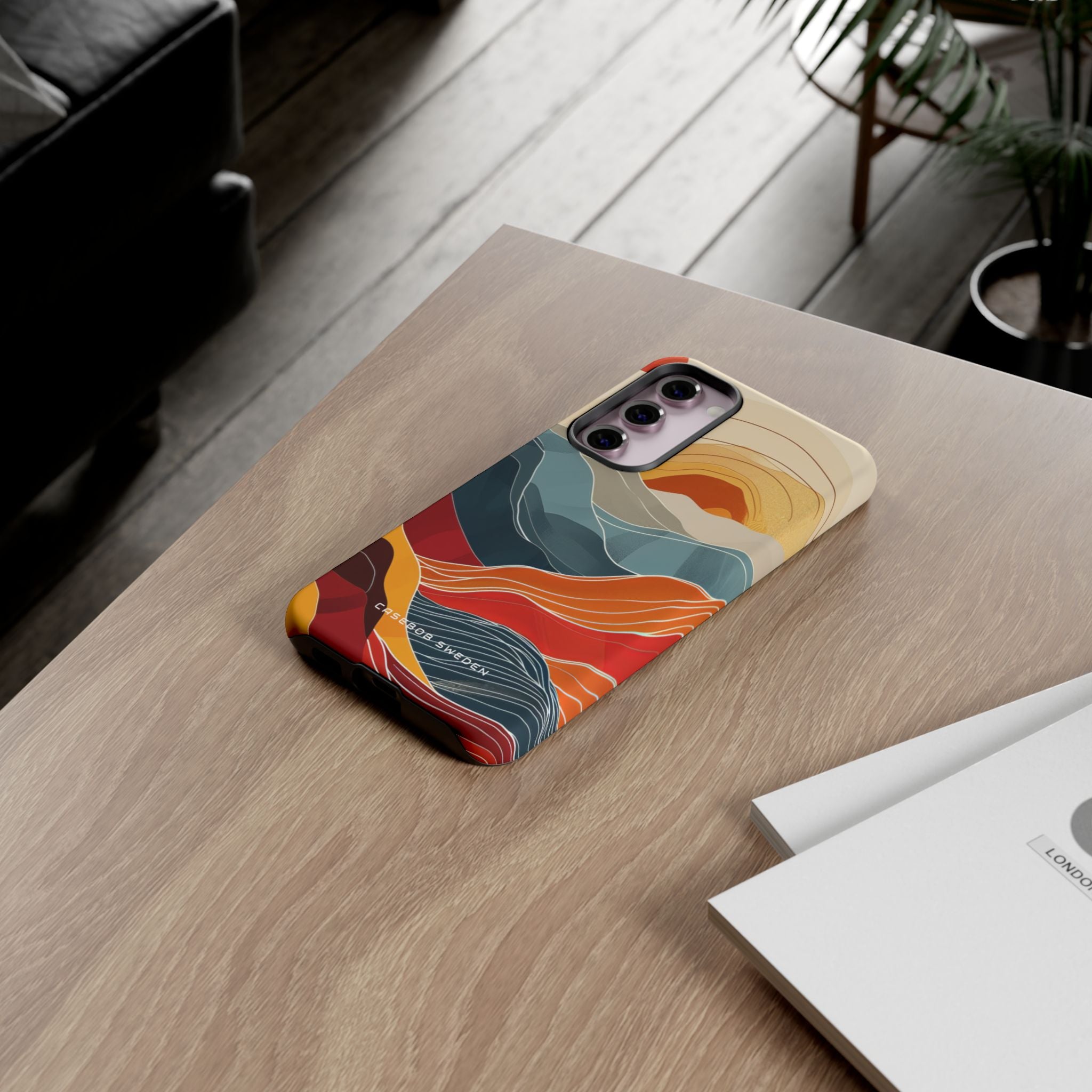 Harmonic Flow of Lines and Color Samsung S23 - Tough Phone Case