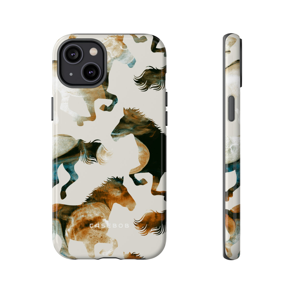 Tie Dye Horses - Protective Phone Case