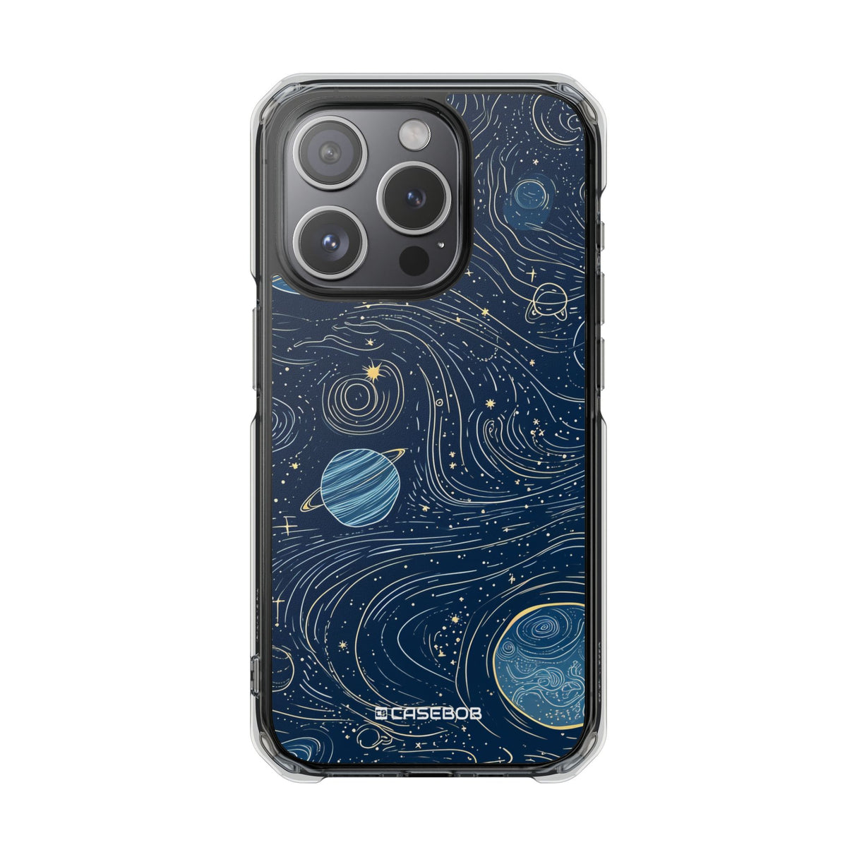 Cosmic Whimsy - Phone Case for iPhone (Clear Impact - Magnetic)