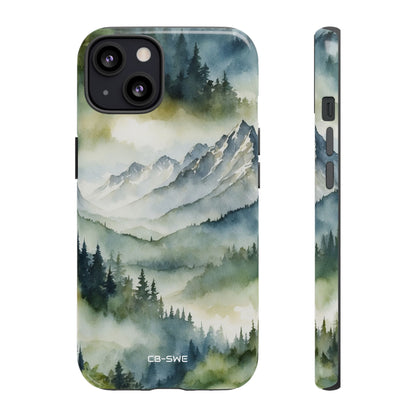 Misty Peaks Emerge - iPhone Case