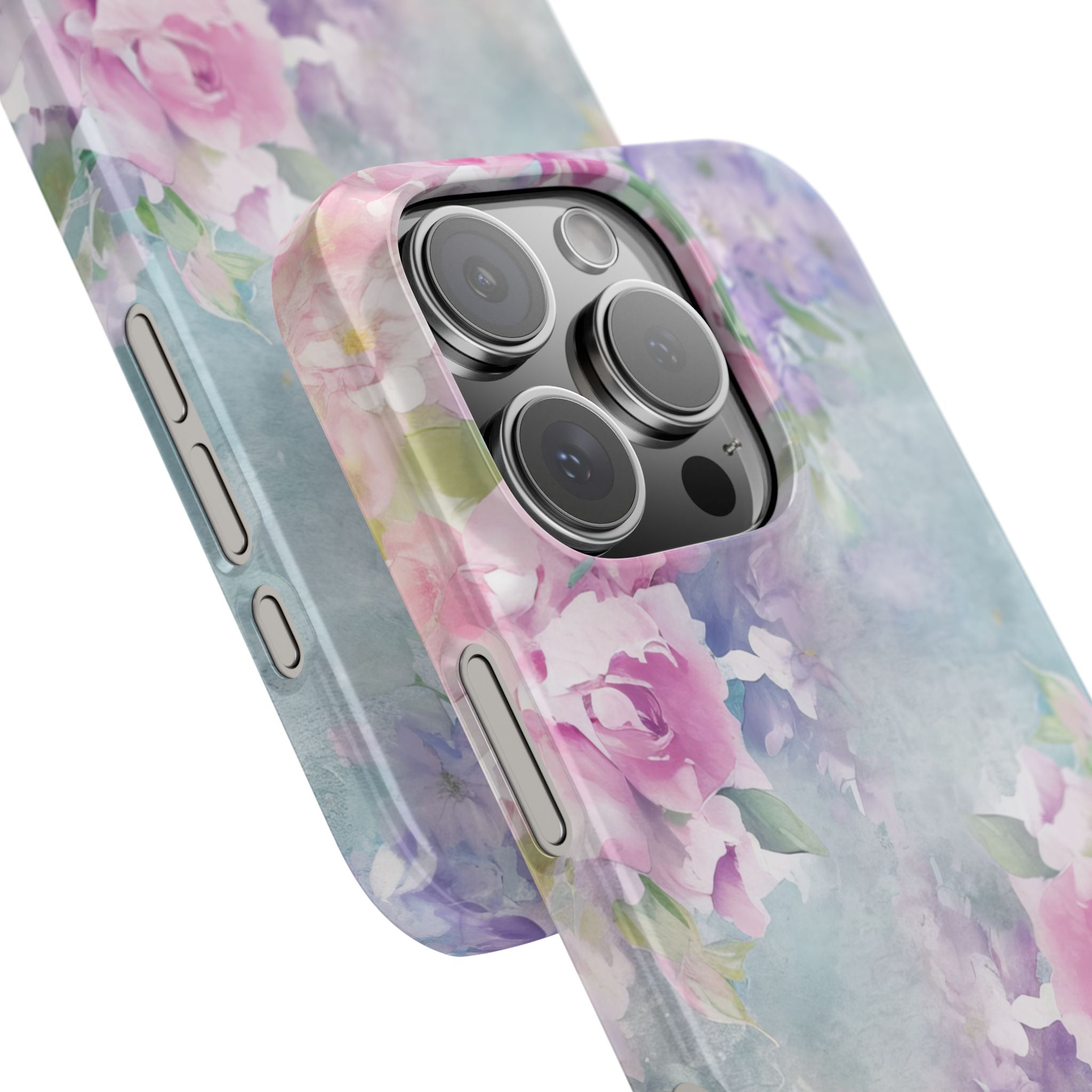 Dreamy Floral Watercolor - Slim iPhone 16 Phone Case